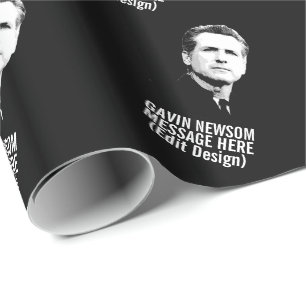 Personalised Gavin Newsom Wrapping Paper