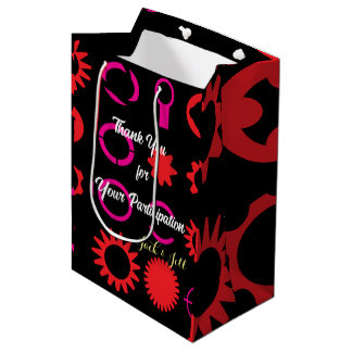 Personalised Gear Decorative Pattern Gift Bag