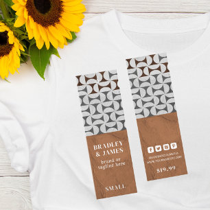 Personalised Geometric Boutique Branding Calling Card