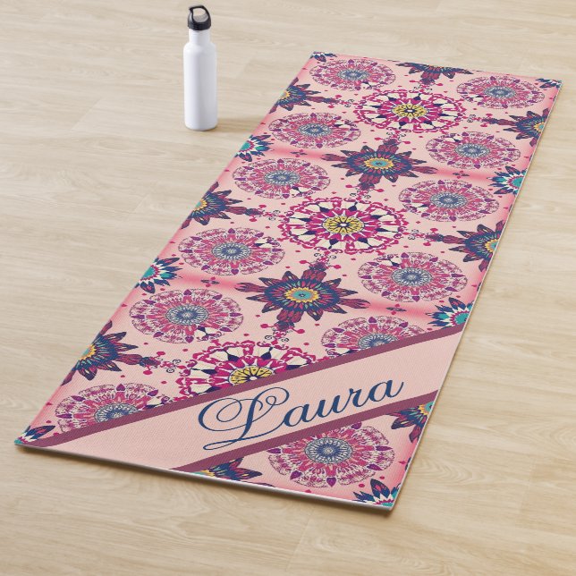 Personalised Geometric Design Yoga Mat (In Situ)