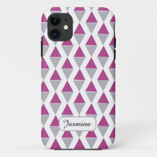 Personalised Geometric Pattern iPhone 11 Case