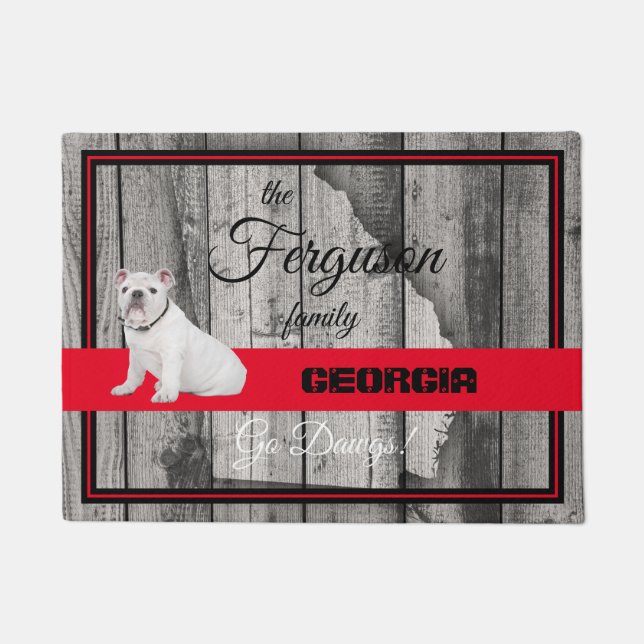 Personalised Georgia Door Mat (Front)