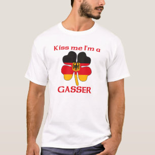 Personalised German Kiss Me I'm Gasser T-Shirt