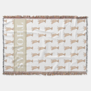 Personalised German Pinscher Throw Blanket