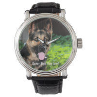Personalised German Shepherd Dog Photo, Dog Name