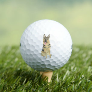 Personalised German Shepherd Golf Balls