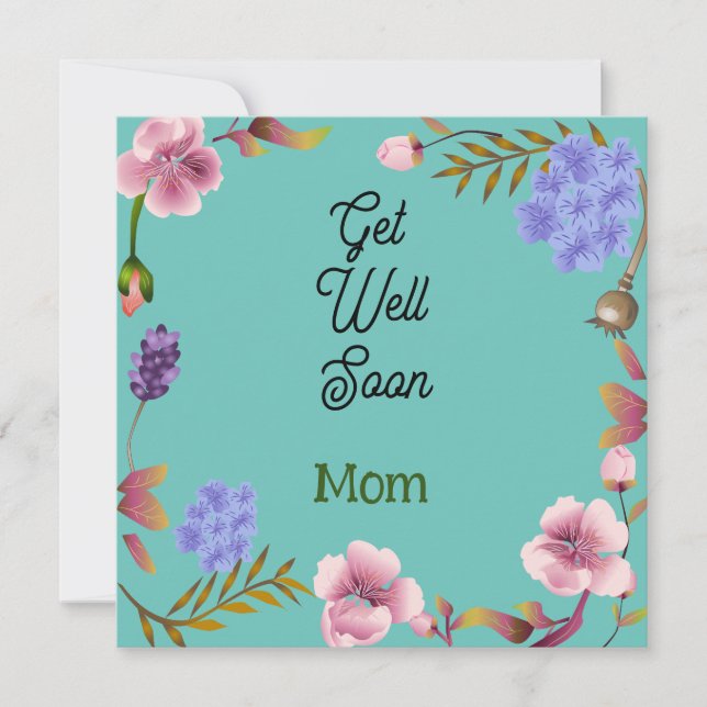Personalised Get Well Soon Card (Front)