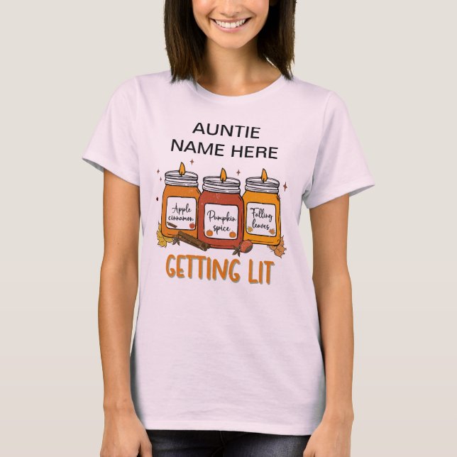 Personalised "Getting Lit" T-Shirt (Front)