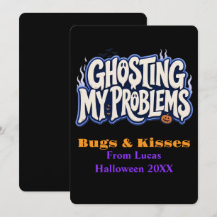 Personalised Ghosting My Problems Funny Invitation
