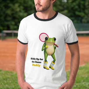 Personalised Giddy Up For The Game Daddy   Quirky  T-Shirt