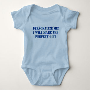 Personalised gift, baby bodysuit