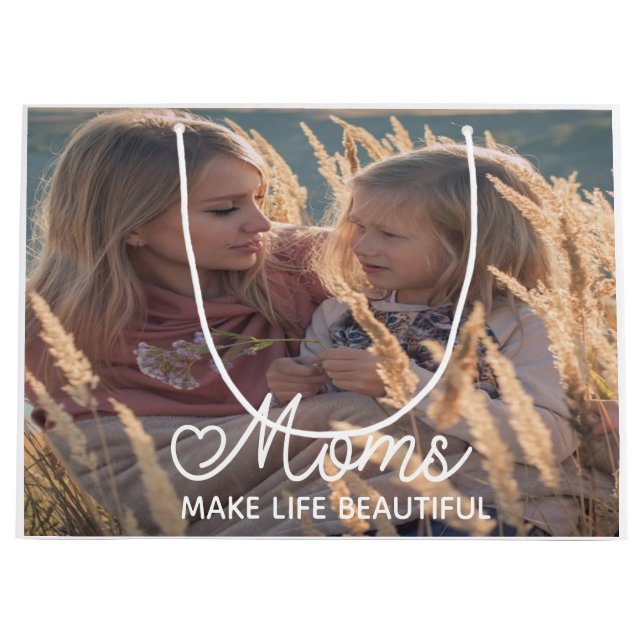 Personalised Gift Bag For Mum (Front)