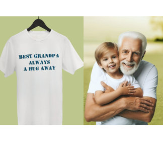 Personalised Gift Best Grandpa Grandad Ever  T-Shirt