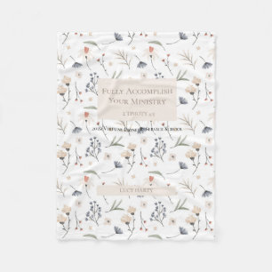 Personalised gift for 2022 JW pioneer sisters Fleece Blanket