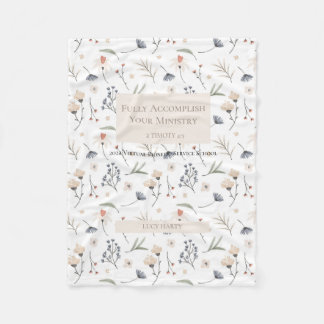 Personalised gift for 2022 JW pioneer sisters  Fleece Blanket