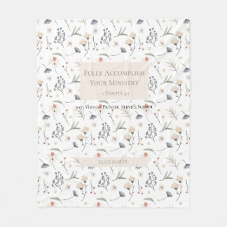 Personalised gift for 2023 JW pioneer sisters Fleece Blanket