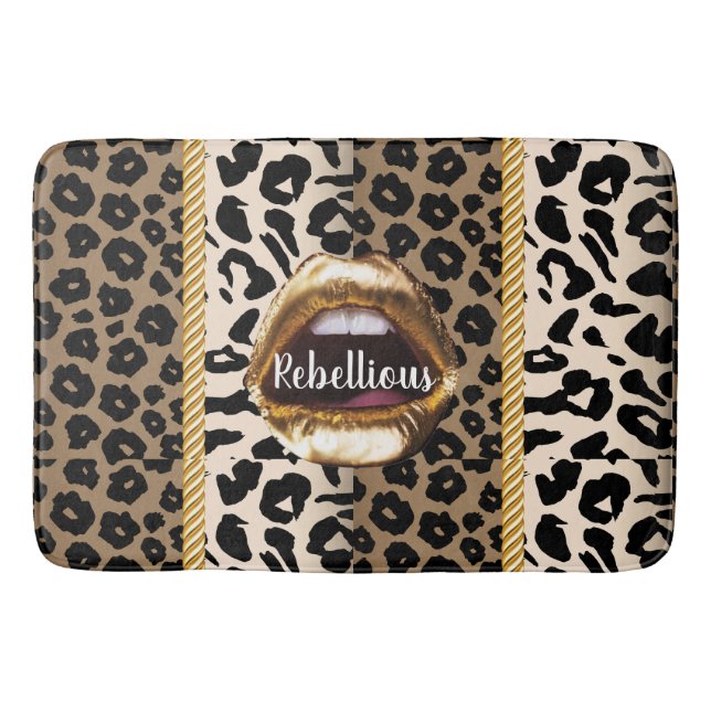 Personalised Gift for Birthday, Bride, Wedding Bath Mat (Front)