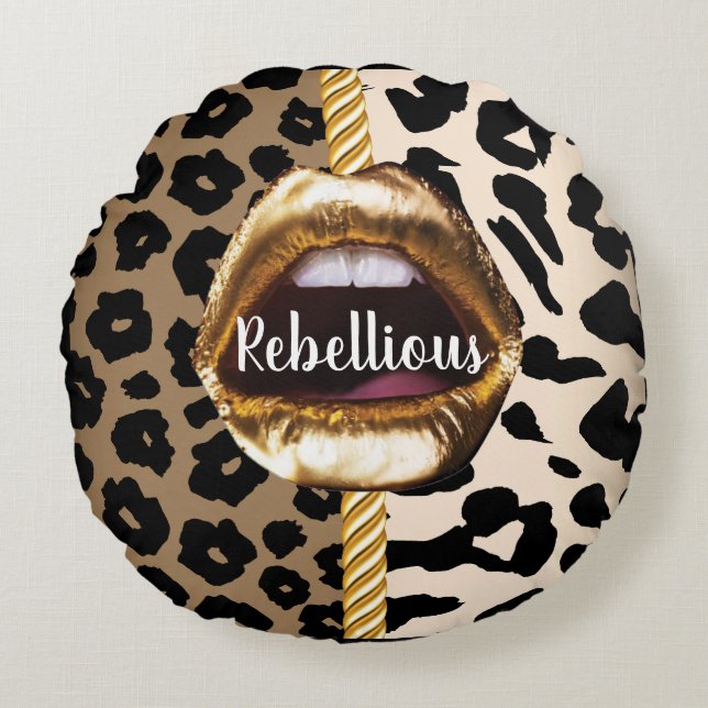 Personalised Gift for Birthday, Bride, Wedding Round Cushion (Front)
