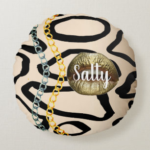 Personalised Gift for Birthday, Bride, Wedding Round Cushion