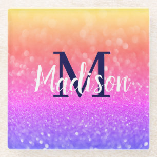 Personalised Gift for Bridesmaid, Wedding, Wife Glass Coaster