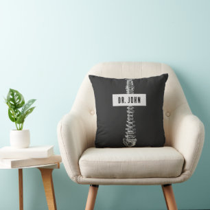 Personalised Gift for Chiropractor, Spine Doctor Cushion