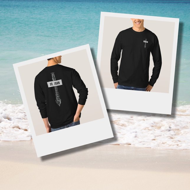 Personalised Gift for Chiropractor, Spine Doctor T-Shirt (Creator Uploaded)