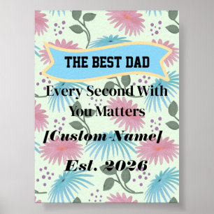  Personalised Gift for Dad Father's Day Gift  Poster