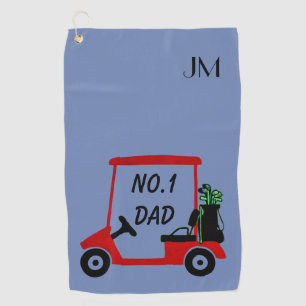 Personalised Gift For Dad Golf Towel