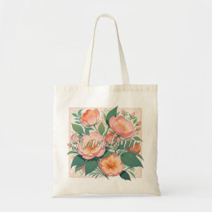 Personalised Gift For Grandma, Canvas Grandma Tote Bag