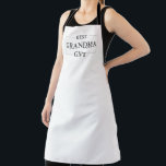 Personalised Gift For Grandma Grandmother Birthday Apron<br><div class="desc">You can customise it with your photo,  logo or with your text.  You can place them as you like on the customisation page. Modern,  unique,  simple,  or personal,  it's your choice.</div>