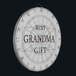 Personalised Gift For Grandma Grandmother Birthday Dartboard<br><div class="desc">You can customise it with your photo,  logo or with your text.  You can place them as you like on the customisation page. Modern,  unique,  simple,  or personal,  it's your choice.</div>