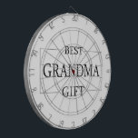 Personalised Gift For Grandma Grandmother Birthday Dartboard<br><div class="desc">You can customise it with your photo,  logo or with your text.  You can place them as you like on the customisation page. Modern,  unique,  simple,  or personal,  it's your choice.</div>