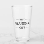 Personalised Gift For Grandma Grandmother Birthday Glass<br><div class="desc">You can customise it with your photo,  logo or with your text.  You can place them as you like on the customisation page. Modern,  unique,  simple,  or personal,  it's your choice.</div>