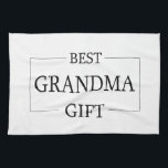 Personalised Gift For Grandma Grandmother Birthday Tea Towel<br><div class="desc">You can customise it with your photo,  logo or with your text.  You can place them as you like on the customisation page. Modern,  unique,  simple,  or personal,  it's your choice.</div>