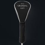 Personalised Gift For Grandpa Grandfather Birthday Golf Head Cover<br><div class="desc">You can customise it with your photo,  logo or with your text.  You can place them as you like on the customisation page. Modern,  unique,  simple,  or personal,  it's your choice.</div>
