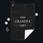 Personalised Gift For Grandpa Grandfather Birthday Golf Towel<br><div class="desc">You can customise it with your photo,  logo or with your text.  You can place them as you like on the customisation page. Modern,  unique,  simple,  or personal,  it's your choice.</div>