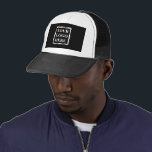 Personalised Gift For Grandpa Grandfather Birthday Trucker Hat<br><div class="desc">You can customise it with your photo,  logo or with your text.  You can place them as you like on the customisation page. Modern,  unique,  simple,  or personal,  it's your choice.</div>