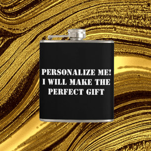 Personalised gift for groomsman, Father's Day Hip Flask