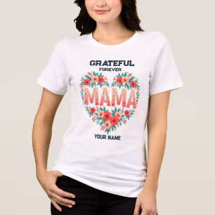 Personalised Gift for Mum   Custom Name Design Tri-Blend Shirt