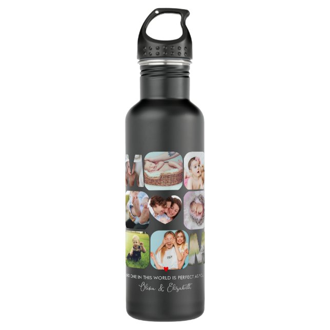 Personalised Gift for Mum Mother's Day Gift Cute 710 Ml Water Bottle (Front)