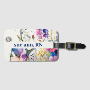 Personalised Gift for Travel Nurse Graduation RN  Luggage Tag
