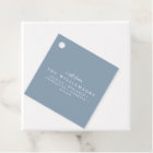Personalised Gift From Modern Elegant Dusty Blue