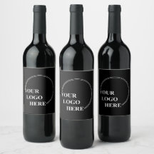 Personalised Gift Idea Create Your Own Design  Wine Label