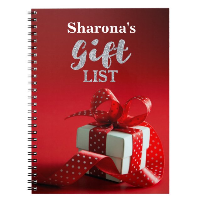 Personalised Gift List Book (Front)