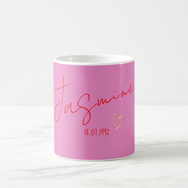  Personalised Gift Name Modern  Coffee Mug (Center)
