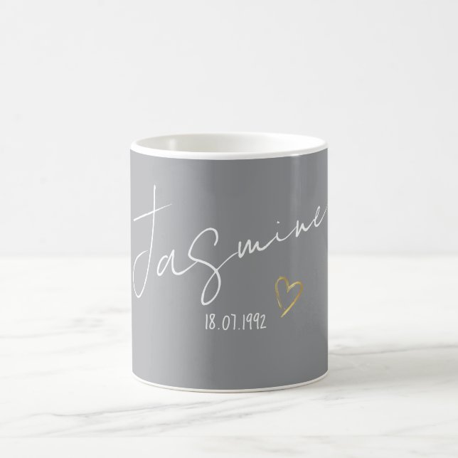 Personalised Gift Name Modern  Coffee Mug (Center)