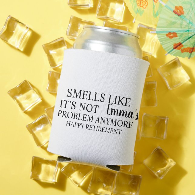Personalised Gift, Smells like, Not your problem,  Can Cooler (In Situ Summer)