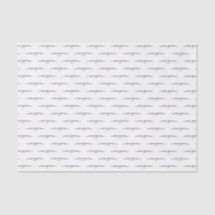 Personalised Gift Tissue HAMbyWG Paper