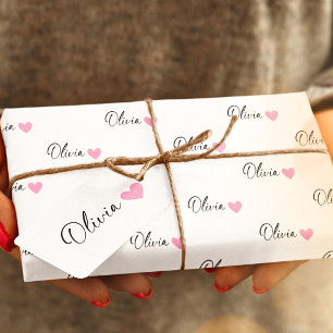 Personalised Gift Wrapping Custom Name Birthday Paper