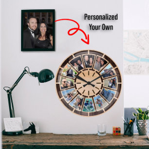 Personalised Gifts - Create Your Own Custom Gift Large Clock